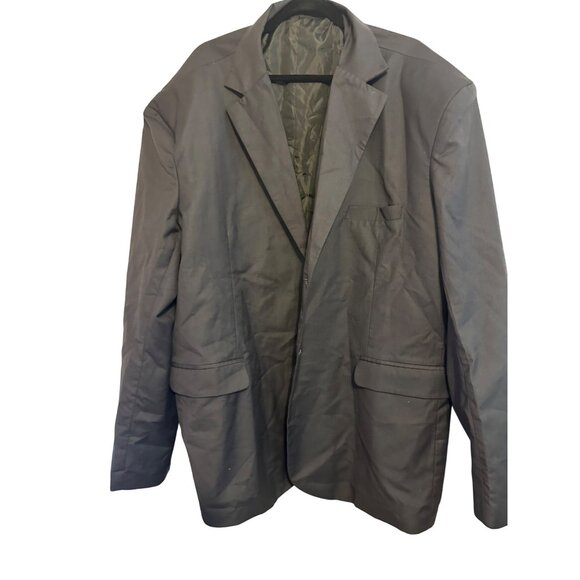 Mens Black Formal Blazer Jacket 100R Size Single-Breasted 2 Pockets Lightweight - Picture 1 of 4